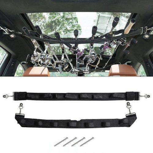 Supports De Canne À Pêche Pour Véhicule Securefit, Lot De 2 - Rangement De Canne À Pêche Durable, Réglable Et Polyvalent Pour Voitures, Camions Et Plus Encore !