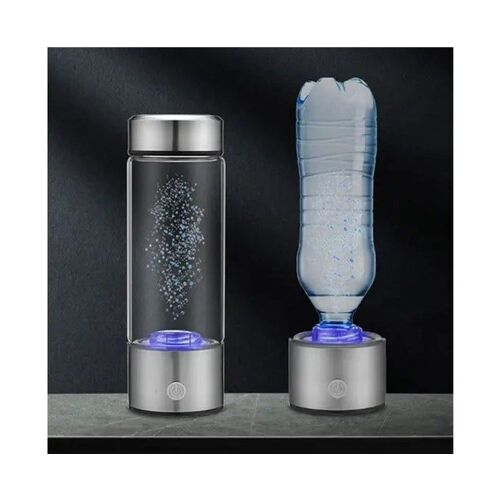 Bouteille Génératrice D'hydrogène Portable De 450 Ml - Rechargeable Par Usb, En Acier Inoxydable Et En Verre, Production Rapide D'hydrogène En 3 Minutes