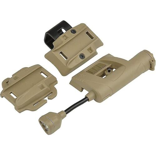 Lampe De Casque Tactique Polyvalente Avec 4 Modes : Vert, Rouge, Blanc, Ir ¿ Idéale Pour L'airsoft, Le Camping Et Les Aventures En Plein Air
