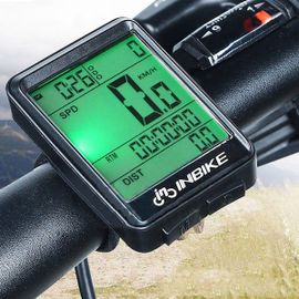 Compteur De Vitesse Lcd Sans Fil Pour Vélo - Odomètre Multifonction Étanche Avec Rétroéclairage, Réveil Automatique Et Mesure Précise De La Vitesse