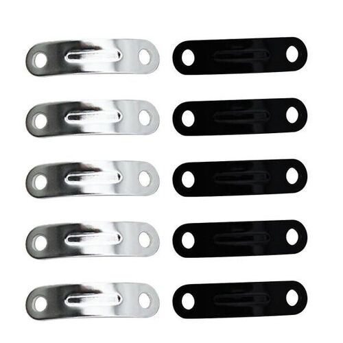 Lot De 10 Mini Boucles De Corde De Tente Durables En Alliage D'aluminium Léger Pour Le Camping, Les Rideaux De Ciel Et L'extérieur