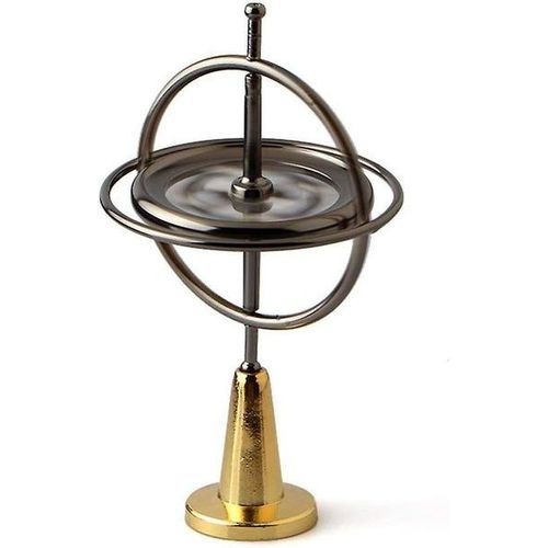 Gyroscope Anti-Gravité : Jouet Éducatif En Métal Pour Le Plaisir De La Physique, Le Soulagement Du Stress Et Des Expériences De Rotation Uniques - Cadeau Parfait Pour Tous Les Âges !