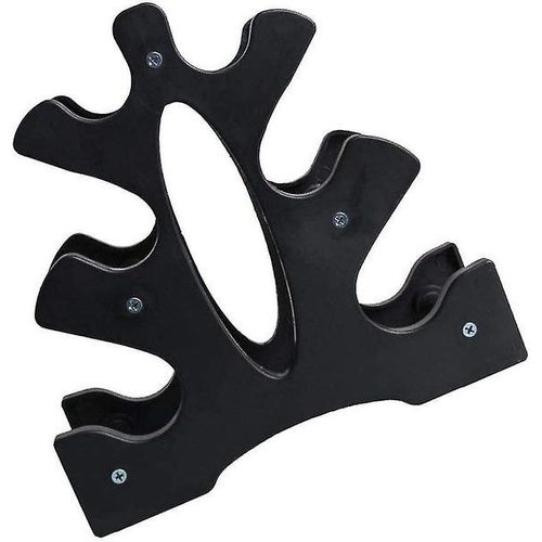 Support D'haltères À Trois Niveaux - Support De Poids Peu Encombrant Pour Salle De Sport À Domicile, Organisateur De Rangement D'haltères Durable Et Élégant