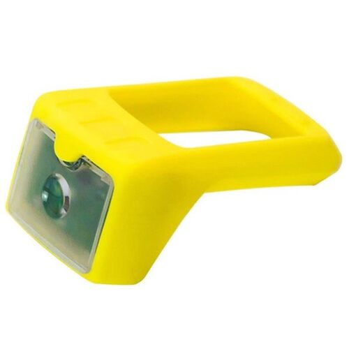 Feu Avant De Vélo Automatique Et Étanche Avec Hodomètre Intégré ¿ Compact, Léger, 3 Modes, Installation Facile, Jaune