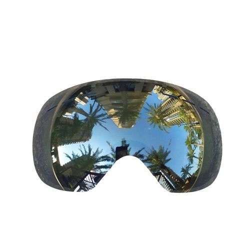 Lentilles De Lunettes De Ski Double Couche Hx06 : Protection Uv, Antibuée, Anti-Éblouissement Dû À La Neige, Remplacement Facile, Visibilité Améliorée