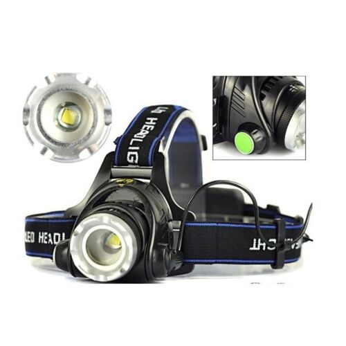 Lampe Frontale Led Cree Rechargeable De 550 Lumens - Polyvalente, Zoom Réglable, Plusieurs Modes Pour Le Camping, La Pêche Et Les Situations D'urgence
