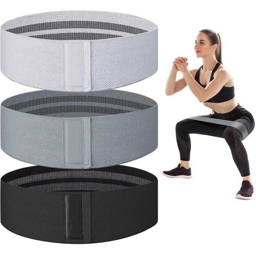 Bandes De Résistance Antidérapantes Bran Pour Jambes Et Fessiers - 3 Niveaux De Résistance, Durables Et Portables Pour Des Entraînements Efficaces