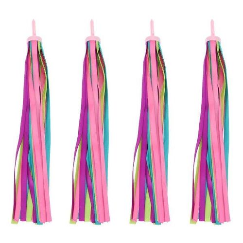 Rubans De Guidon De Scooter Pour Enfants Vibrants - Banderoles Colorées Pour Vélos Et Scooters, Faciles À Installer, Cadeau Parfait Pour Les Jeunes Cyclistes !