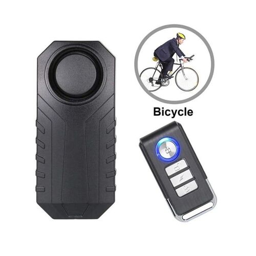 Alarme Antivol Pour Vélo Et Moto, 113 Db, Avec Télécommande, Fonction Sos, Sensibilité Réglable, Étanche