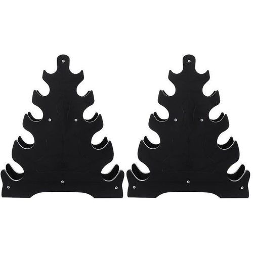 Support De Rangement Pour Haltères Chic - Présentoir 2 Pièces Élégant Et Durable Pour L'organisation De Votre Salle De Sport À Domicile
