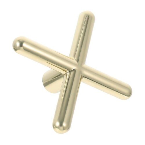 Tête De Queue De Billard Professionnelle ¿ Alliage D'aluminium Durable, Doré, Léger, Hauteur Réglable Pour Des Tirs Optimaux