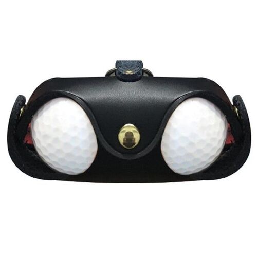 Pochette Compacte Bleue Pour Balles De Golf ¿ Mini Sac De Rangement Portable Pour Tees Et Balles, Polyester Résistant, Accès Facile Par Clip, Accessoire De Golf Idéal