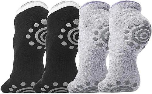 Chaussettes De Yoga Et De Pilates Antidérapantes De Qualité Supérieure Pour Femmes Avec Soutien De La Voûte Plantaire - Confortables, Durables Et À Traction Améliorée Pour Une Pratique En Toute Sécurité