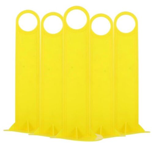 Lot De 5 Supports De Cônes De Football Durables ¿ Supports D'entraînement Portables En Pvc Pour Le Football, Le Patinage Et Les Activités De Plein Air