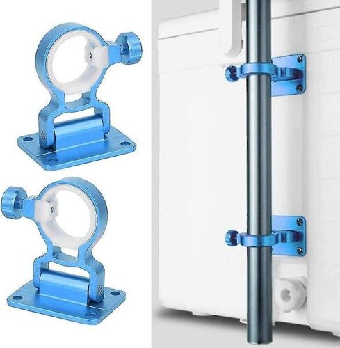 Porte-Parapluie De Pêche En Aluminium De Qualité Supérieure ¿ Léger, Stable, Sans Démontage, Polyvalent Pour Cannes À Pêche, Plusieurs Couleurs Disponibles