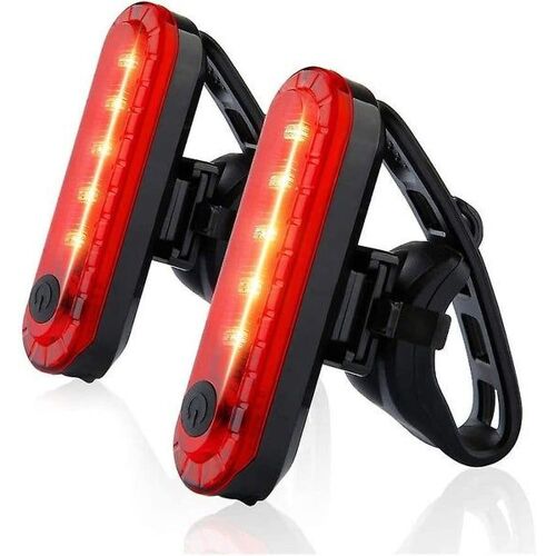 Feux Arrière De Vélo Ultra-Lumineux Rechargeables Par Usb ¿ Lot De 2, Visibles De Jour, Résistants À L'eau Ipx4, Éclairages De Sécurité Polyvalents Pour Le Cyclisme Et Plus Encore
