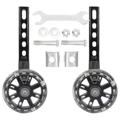 Roues D'entraînement Lumineuses Pour Vélo Pour Enfants - 2 Stabilisateurs Silencieux Pour Un Apprentissage Sûr Et Une Expérience Cycliste Amusante