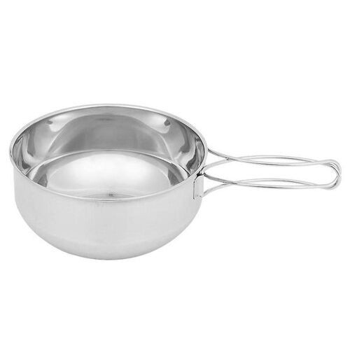 Marmite Pliable Compacte En Acier Inoxydable Pour Le Camping, La Randonnée Et Les Pique-Niques En Plein Air - Équipement De Randonnée Léger Et Durable