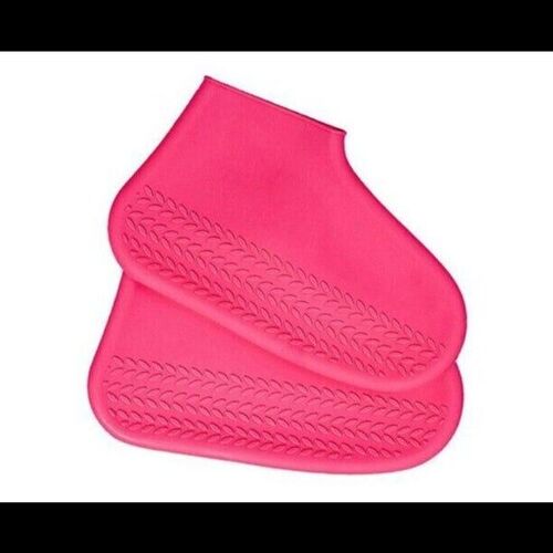 Couvre-Chaussures Élégants En Silicone Imperméable Rose ¿ Surchaussures Durables Pour La Protection (Taille M)