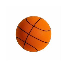 Ballon De Basket Orange Quiet Play - Doux, Sûr Et Léger Pour S'amuser À L'intérieur/À L'extérieur, Améliore La Coordination Pour Les Enfants De 3 Ans Et Plus !