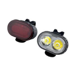 Ensemble D'éclairages Led Rechargeables Usb Pour Vtt - Feux Avant Et Arrière Avec Fixation Sécurisée, Étanches, Longue Durée De Vie Pour La Conduite De Nuit