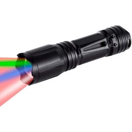 Lampe Torche Led Portable Polyvalente 4 En 1 Pour Le Camping, L'escalade Et Les Situations D'urgence - Compacte, Zoomable Et Conviviale !