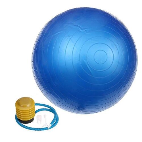 Ballon De Yoga Anti-Éclatement De 65 Cm - Outil D'exercice Et D'équilibre Professionnel Pour Entraînements À Domicile, Yoga Et Pilates - Pompe Et Accessoires Inclus