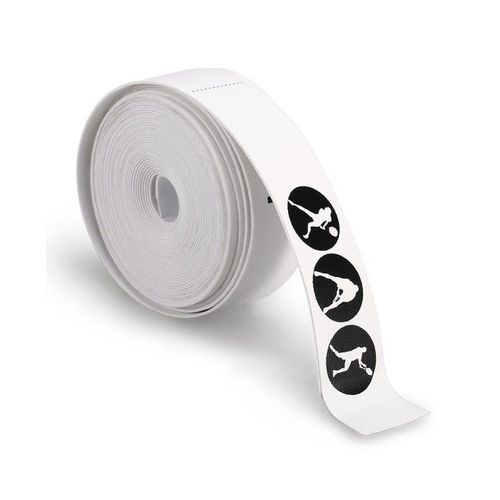Ruban De Protection Pour Tête De Raquette De Tennis Powerti Blanc ¿ Polyuréthane Durable, Longueur 5 M, Application Facile, Léger Et Résistant