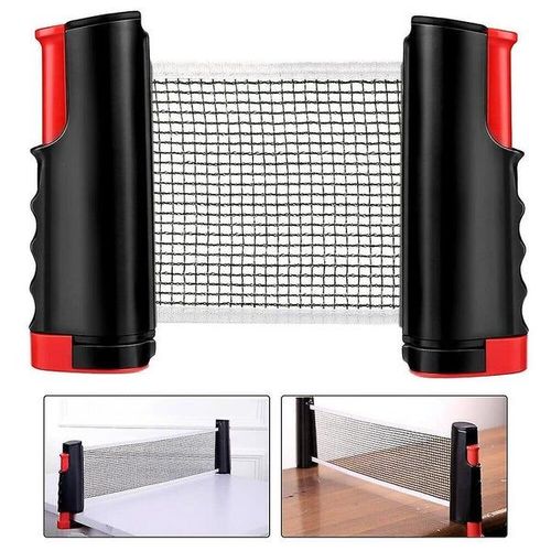 Filet De Tennis De Table Portable Et Réglable - Remplacement Rétractable Pour Table De Ping-Pong Pour Jeux Intérieurs Et Extérieurs