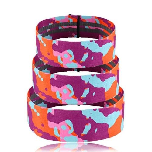 Bandes De Résistance Antidérapantes Pour L'entraînement Des Hanches - 3 Niveaux, Confortables Et Durables, Parfaites Pour Les Entraînements, Le Pilates Et Le Yoga - Orange