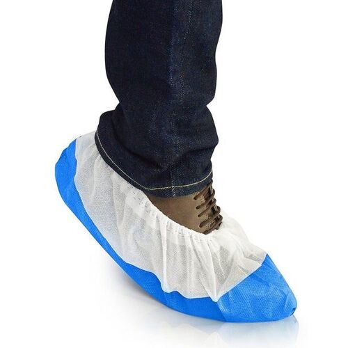 Couvre-Chaussures Jetables Durables - Lot De 50, Tissu Non Tissé Antidérapant, Respectueux De L'environnement, Taille Unique, Idéal Pour La Maison Et Le Travail