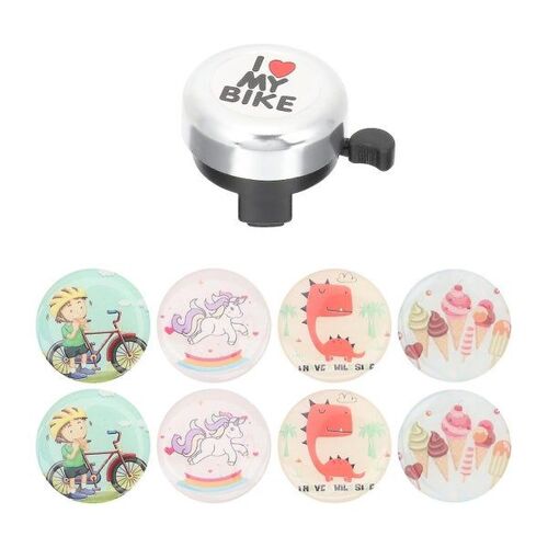 Charmante Sonnette De Vélo Pour Enfants Avec Sonnerie Forte Et Autocollants Remplaçables - Parfaite Pour La Sécurité Et Le Style Sur Les Vélos, Scooters Et Tricycles !