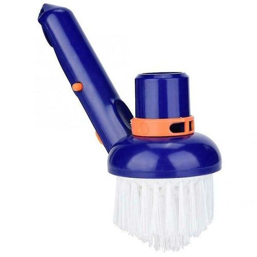 Brosse d'aspirateur d'angle pour piscines - Idéale pour le nettoyage hors sol et enterrée, compacte et durable avec des poils en nylon