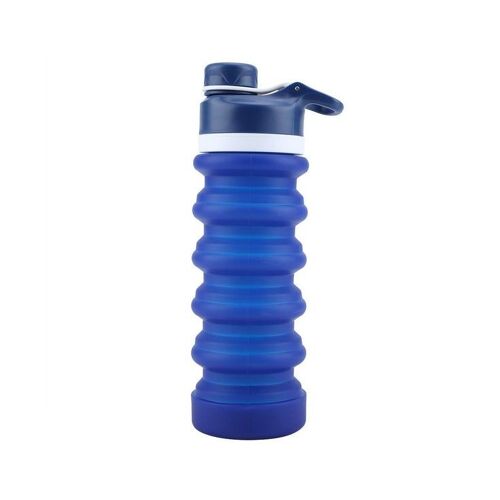 Bouteille D'eau Pliable En Silicone - Gourde Portable 500 Ml/1 000 Ml Pour Le Sport, Les Voyages Et Les Aventures En Plein Air