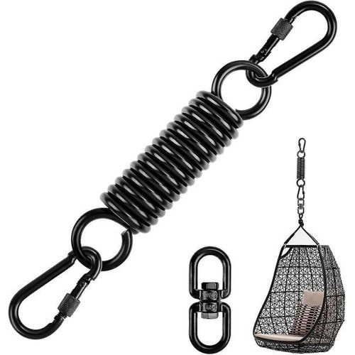 Kits De Suspension À Ressort Polyvalents Avec Crochets Robustes Pour Hamacs, Balançoires De Yoga Et Plus Encore - Conception Durable, Absorbant Les Chocs Et Pivotante À 360°