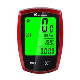 Compteur De Vélo Numérique Led Étanche Avec 22 Fonctions, Odomètre, Chronomètre Et Rétroéclairage Pour Des Performances Cyclistes Précises