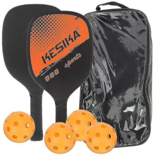Ensemble De Raquettes De Pickleball Pour Toute La Famille : Raquettes Durables Pour Enfants Et Adultes, Jeu Interactif, Raquettes, Balles Et Sac De Rangement Inclus.
