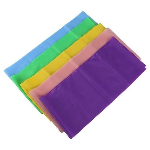 Lot De 5 Bandes De Résistance Premium ¿ Bandes Élastiques D'exercice Écologiques Pour La Musculation, La Physiothérapie Et Les Exercices De Mobilité