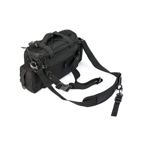 Sac De Pêche Leo Ultimate - Résistant À L'eau, Spacieux Et Multi-Poches Pour Un Rangement Organisé Du Matériel De Pêche - Noir