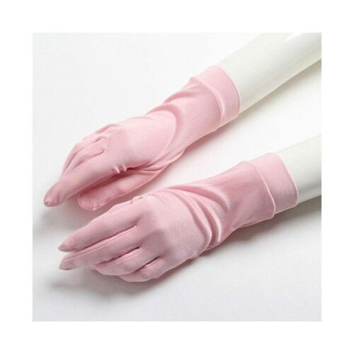 Gants Thermiques Élégants En Soie De Mûrier Rose Pour Le Ski, Le Vélo Et La Moto ¿ Équipement D'extérieur Fin, Confortable Et Polyvalent