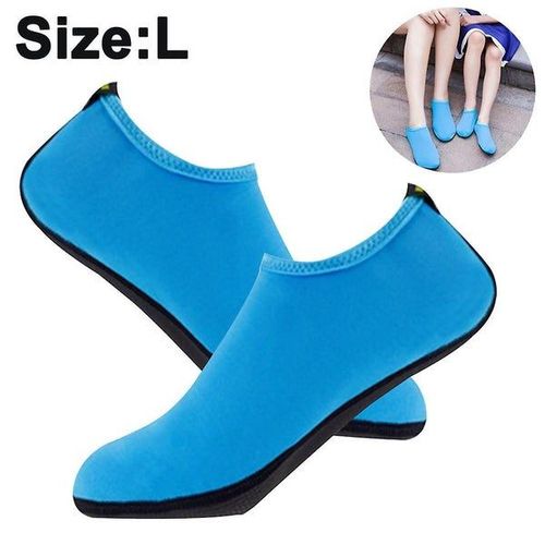 Chaussettes De Plongée Antidérapantes Et Isolantes À Séchage Rapide ¿ Chaussures Aquatiques Légères Pour La Plage, La Piscine Et L'aquagym ¿ Disponibles En Bleu, Rose Rouge Et Noir