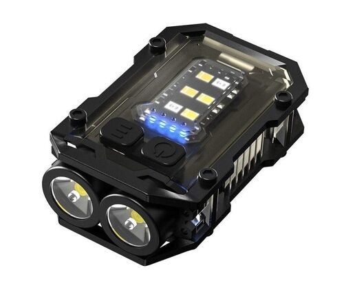 Lampe De Poche Porte-Clés Led Rechargeable Ultra Compacte Avec Base Magnétique Et Plusieurs Modes - Lampe De Poche Parfaite Pour Un Usage Quotidien !