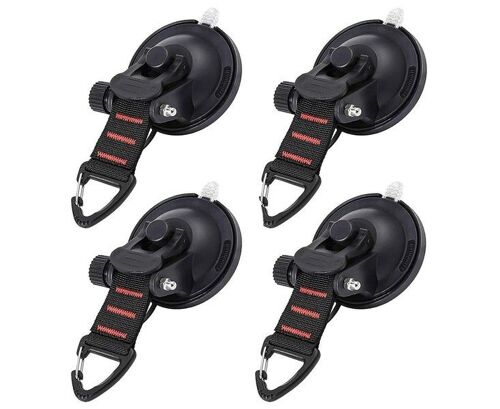 Ventouses D'ancrage Polyvalentes - Crochets D'arrimage Polyvalents Pour Camping, Auvents Et Plus Encore - Durables, Faciles À Utiliser, Lot De 4