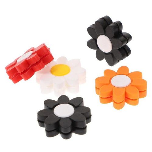 Lot De 5 Amortisseurs De Vibrations À Motif Floral Pour Raquettes De Tennis ¿ Amortisseurs Élégants Pour Plus De Confort Et De Prévention Des Blessures