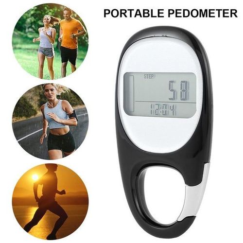Podomètre 3d À Mousqueton Avec Suivi Des Calories Et Mémoire De 7 Jours Pour La Marche, Le Jogging Et La Course À Pied - Moniteur De Fitness Facile À Utiliser
