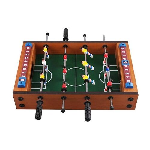Jeu de baby-foot familial compact - Baby-foot amusant pour tous les âges, installation facile, parfait pour les fêtes à la maison et les soirées de jeux !