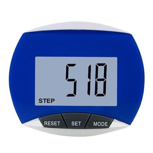 Podomètre Portable Bleu Polyvalent - Votre Tracker De Fitness Essentiel Pour Les Pas, La Marche Et La Course - Compact Et Convivial !