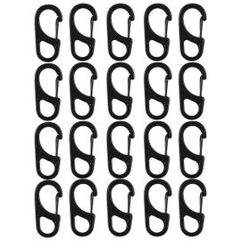 Lot De 20 Mini Boucles À Ressort En Métal ¿ Fermoirs De Sac À Dos Durables Pour Porte-Clés, Camping, Randonnée Et Usage Quotidien