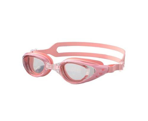 Lunettes De Natation Réglables De Qualité Supérieure ¿ Antibuée, Protection Uv, Lunettes En Silicone Étanches Pour Hommes Et Femmes (Rose)
