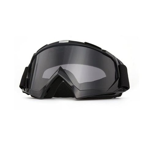 Lunettes De Ski Antibuée Haut De Gamme Pour Hommes Et Femmes - Monture Noire Légère, Durable Et Élégante Avec Verres Gris Pour Une Protection Optimale Contre La Neige